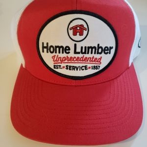 Vintage home lumber trucker baseball hat cap